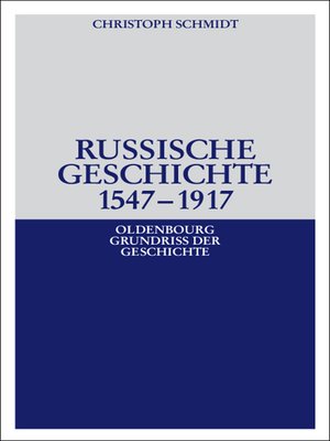 cover image of Russische Geschichte 1547–1917